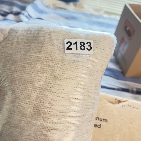 Zara Knit Alpaca Blend Sweater Woman's M Turtleneck Pockets Like a Fluffy Cloud - Picture 16 of 16